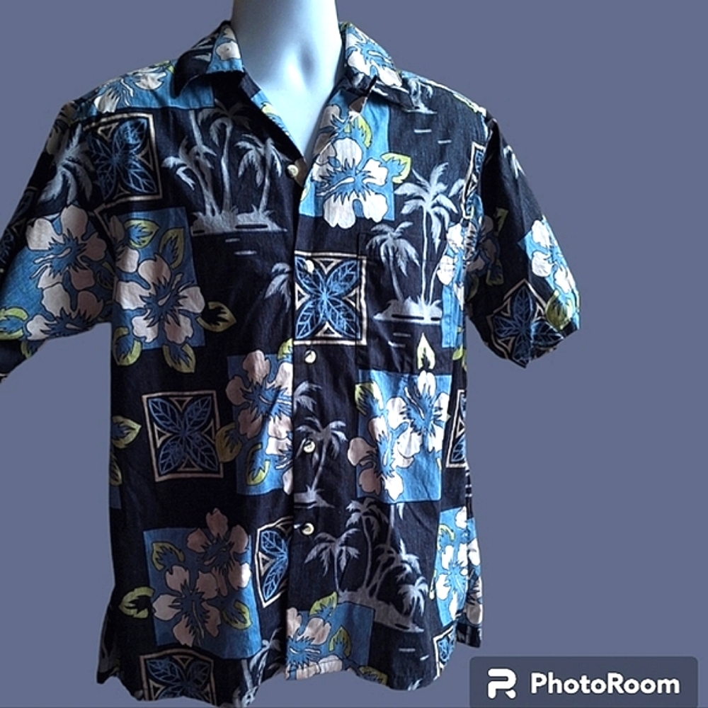 Go Barefoot Hawaiian shirt M